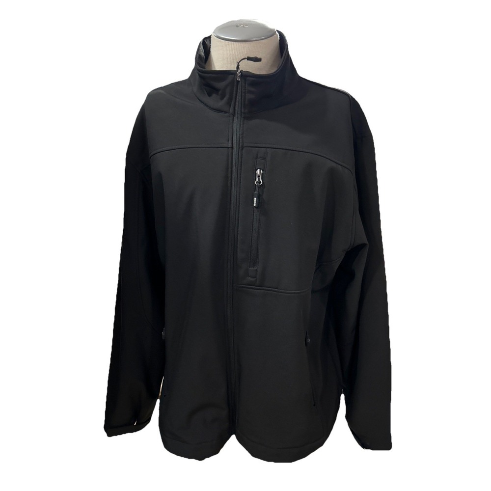 Weatherproof 32 Degrees Mens 2XL Black Winter Softshell Jacket D0647